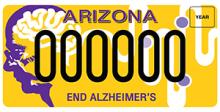 Alzheimers Awareness License Plate