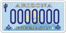 Masonic Fraternity License Plate