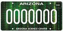 Arizona Science Center License Plate