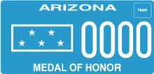 Congressional Medal of Honor License Plate