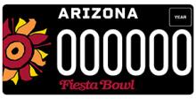 Fiesta Bowl License Plate