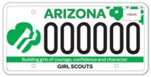 Girl Scouts License Plate