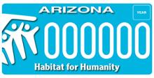 Habitat for Humanity License Plate