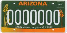 Hunger Relief License Plate
