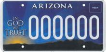 In God We Trust License Plate