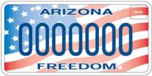 Military Support/Freedom License Plate