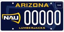 Northern Arizona University (NAU) License Plate