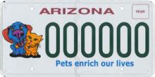 Pet Friendly License Plate