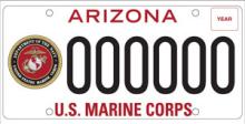 U.S. Marine Corps License Plate