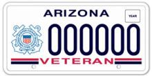 Veteran Coast Guard License Plate