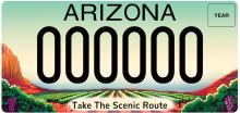 Verde Valley Wine Trail License Plate