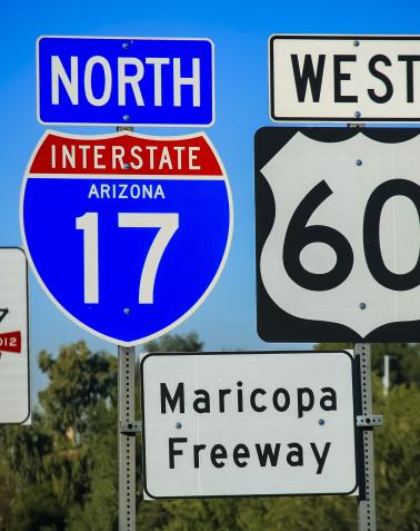 Freeway signs