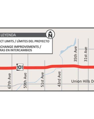 Loop 101 (Agua Fria Freeway), 75th Avenue to I-17 Improvements