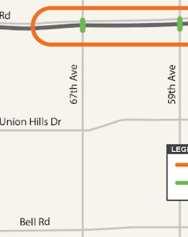 Study Map Loop 101: 67th and 59th Avenues Traffic Interchange Improvements Study