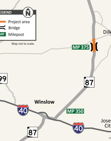 map - SR 87 Coyote Wash Bridge Replacement