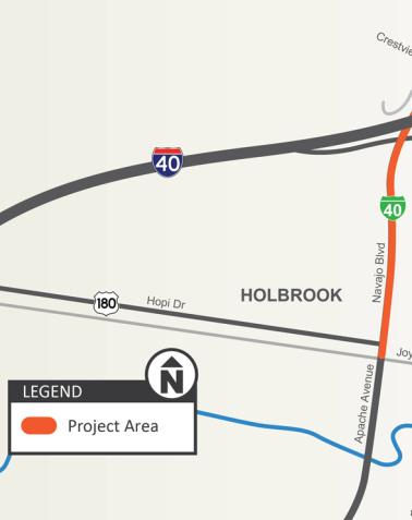 Joy Nevin Avenue Pavement Rehabilitation Project Map