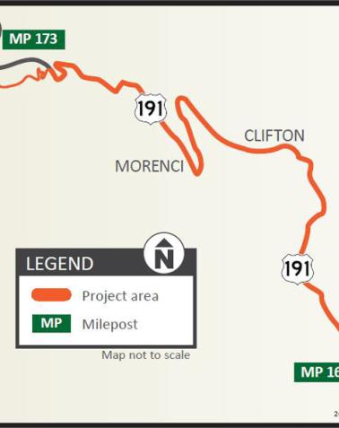 us-191-table-top-road-pavement-rehabilitation-map