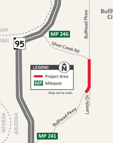 Project Map Bullhead Parkway: Silver Creek Road to Laredo Drive Street Improvements 