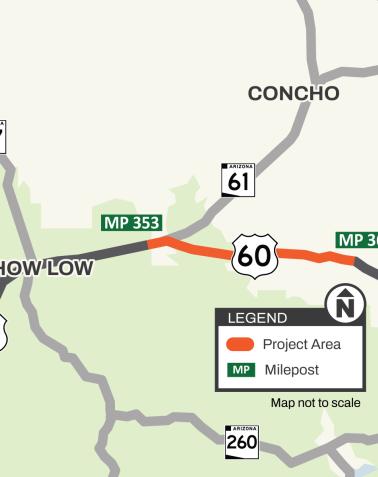 Us 60, SR 61 Project Map