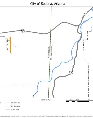Shelby Drive Business Development Phase 2 Map