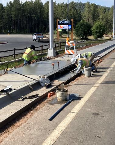 SR 73 Sidewalk Work