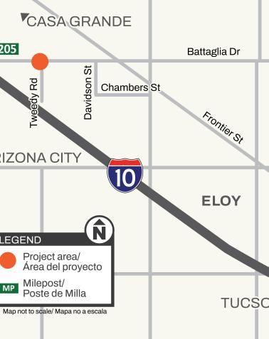 Battaglia Dr. and Tweedy Rd Intersection Lighting Map