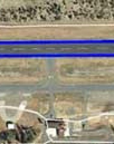 Grand Canyon State Airport Runway shoulder map