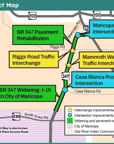 SR 347 Project Map
