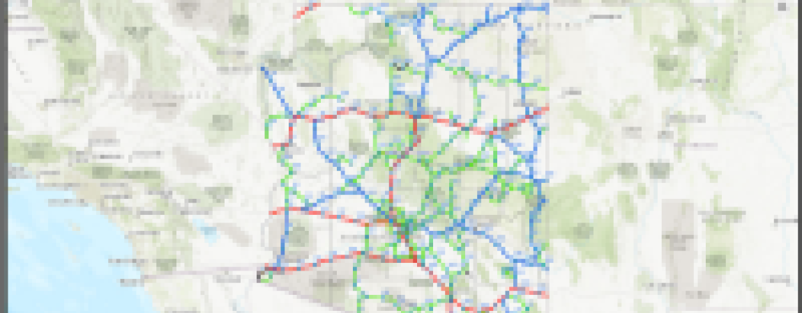 Arizona State Highway Systems (SHS) Interactive Map