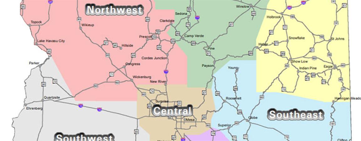 Part of the Arizona District Map