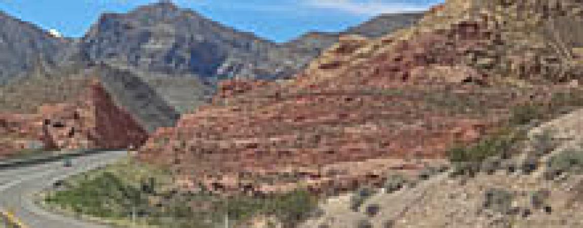 Arizona Mountain from Roadway