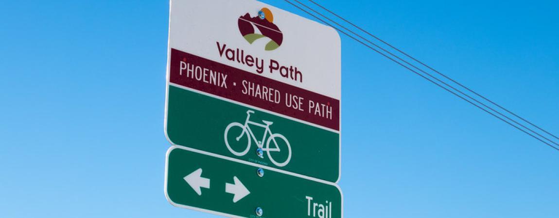 valley path sign