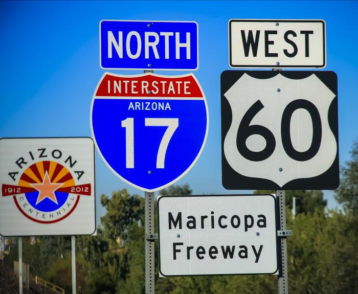 Freeway signs