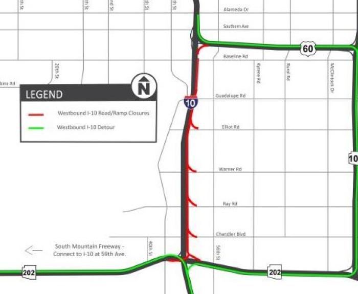 I-10 weekend closure