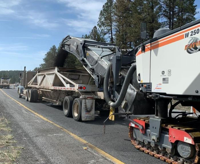 I-17 milling project