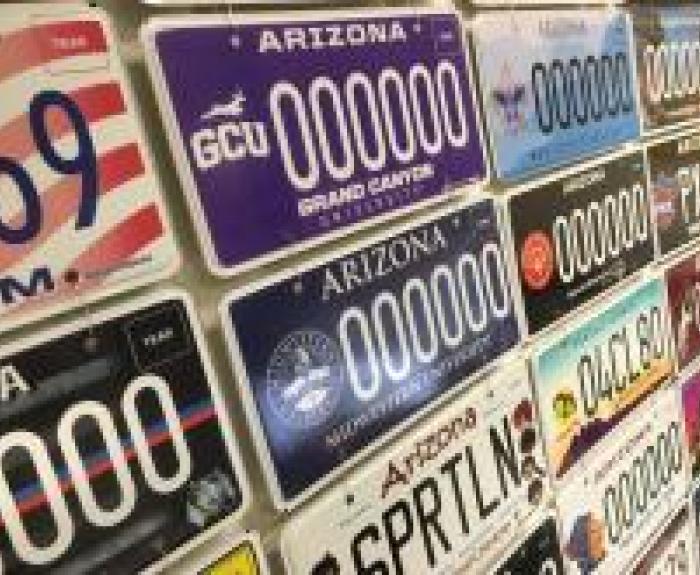 specialty plates collage