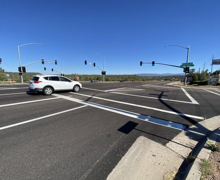 Payson traffic intersection
