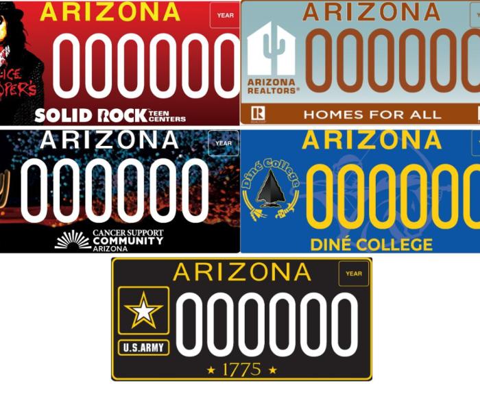 New and redesigned specialty plates
