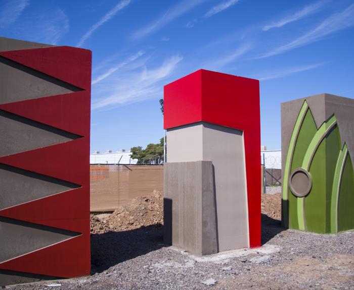 Highway Artwork Pillars