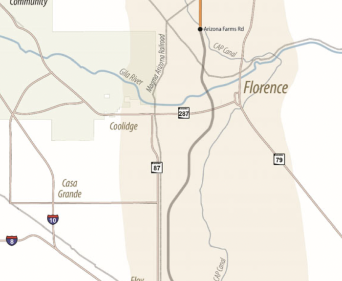 Map of North-South Corridor