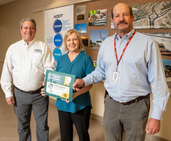 Adopt a Highway award presentation 