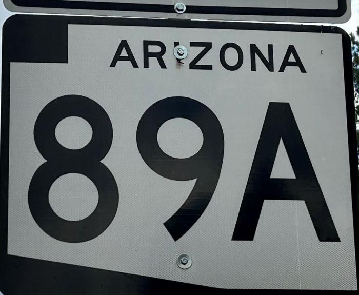 SR 89A shield sign (ADOT file photo 2023)