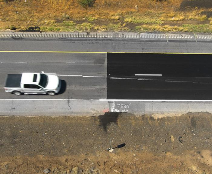 Photo of I-17 pavement repair completed in 2024