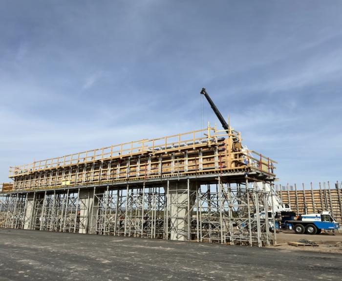 Photo of construction on I-10 between Ina and Ruthrauff roads