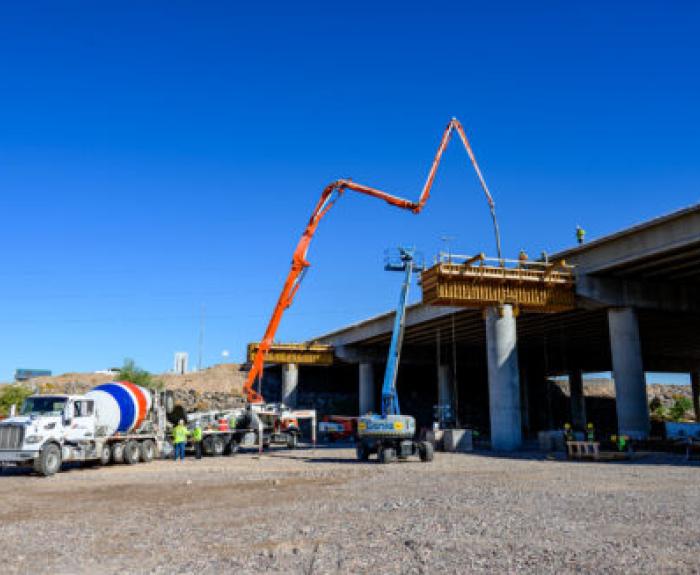 I-10 widening work during Broadway Curve Improvement Project (ADOT photo Oct '23)