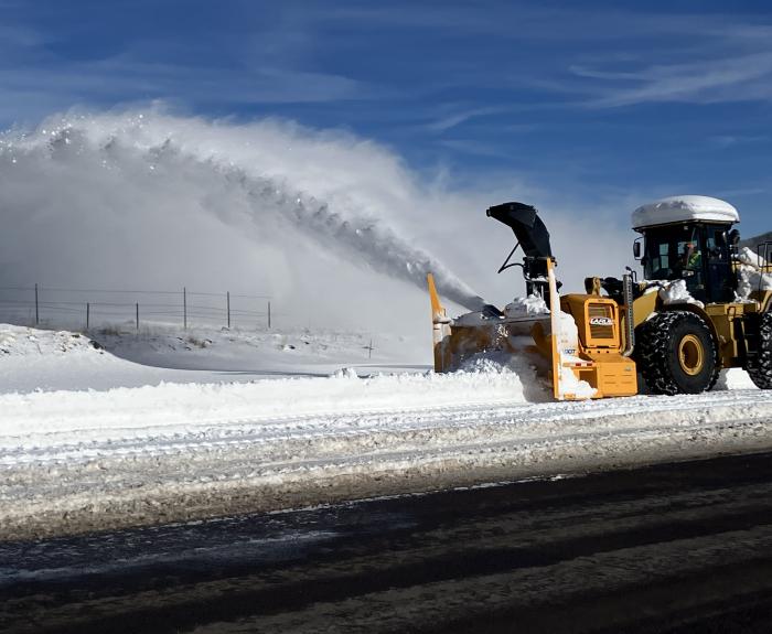 File photo of high capacity snowblower 