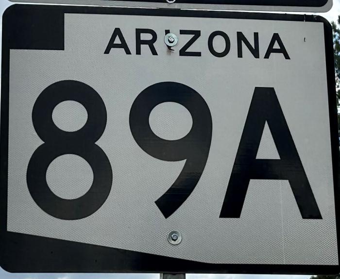 SR 89A Shield Sign (ADOT file photo)