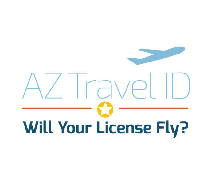 A graphic with an airplane that asks, "WIll your license fly?"