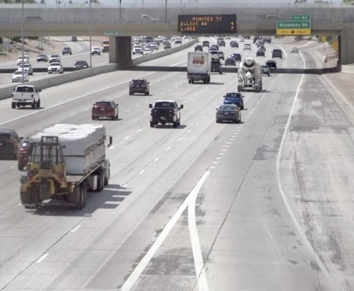 Loop 101 (Price Freeway) near US 60 in Tempe (ADOT photo June 24)