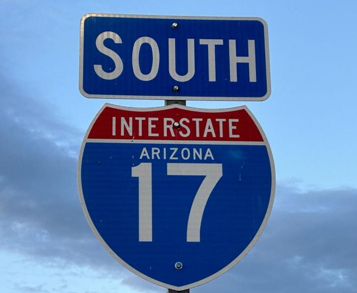 I-17 Shield Sign (ADOT file photo May 2024)